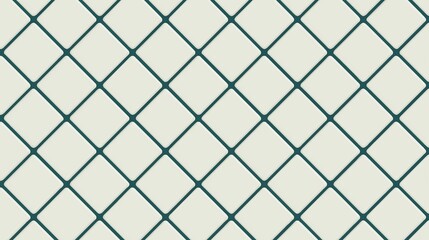 Fototapeta premium Generative AI, Single-cell grid accent on white field