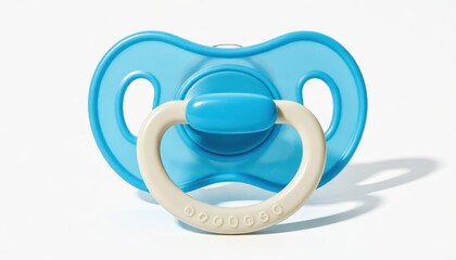 Baby pacifier nursery product photography bright background close-up infant care essentials
