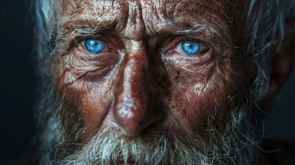 Aged man portrait