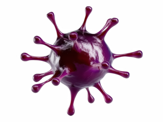 Vibrant glowing 3d model of an antibody representing advanced immunology concepts and their role in human health and disease defense mechanisms isolate on transparent background