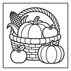 Autumn Coloring Pages for Adults and Kids – Fall Leaves, Pumpkins, and Seasonal Designs