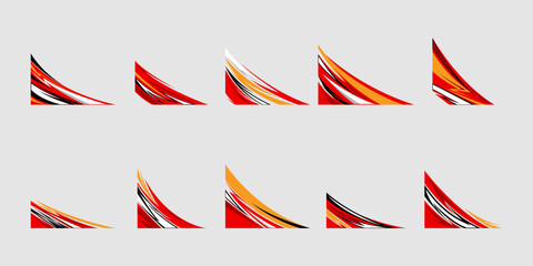 Fototapeta premium Geometric Sporty Corner