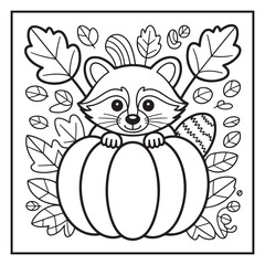 Autumn Coloring Pages | Fall Leaves, Pumpkins, Harvest & Seasonal Designs for Kids and Adults