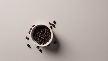 coffee beans in a cup