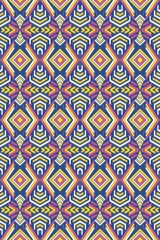 Abstract Ethnic Art, Ikat Seamless Patterns, Fabric, Fabric Patterns Consist of Delicate Lines, Folk Fabric Patterns, Covers, Folk Patterns, Wallpaper, Carpet Design, Prints, Wraps.