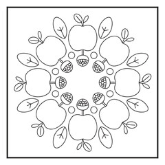 Autumn Coloring Pages | Cozy Fall Leaves, Pumpkins, Animals, Mandalas & Scenery | Bold Easy Outlines for Adults and Kids