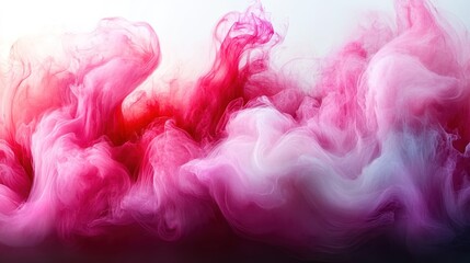 Abstract swirling pink and white colors