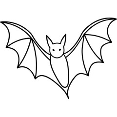 Bat Outline Vector