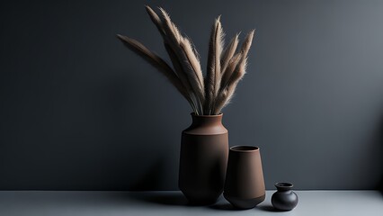 plant in a vase on the table