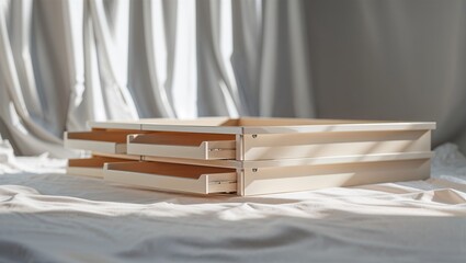 adjustable drawer divider with waterproof base on a white background