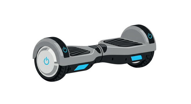 Modern Self Balancing Electric Scooter Hoverboard.