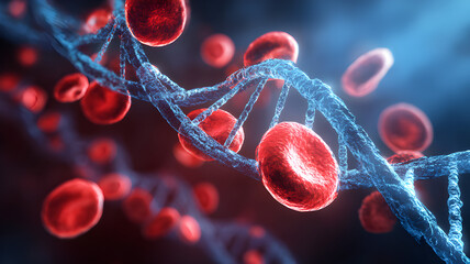 3d rendered illustration of a blood cells