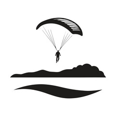 Paragliding Silhouette
