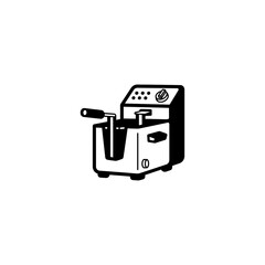 Deep Fryer icon flat vector design.