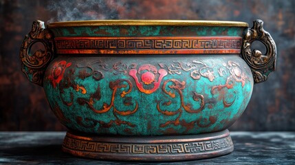 Antique ornate incense burner