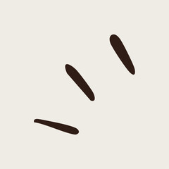 Minimal Coffee Doodle Abstract Line Illustration