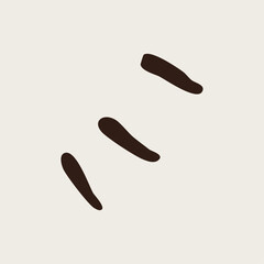 Minimal Coffee Doodle Abstract Line Illustration