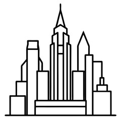 Modern City Skyline Vector