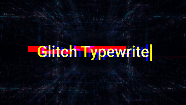 Glitch Typewriter 1
