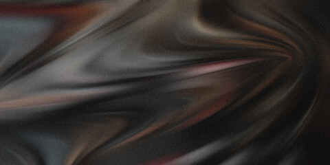 A dark, abstract background with swirling patterns and subtle hints of red and pink, creating a...