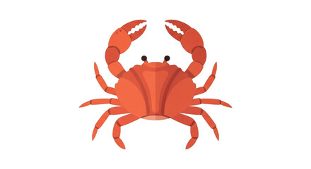Red Crab Illustration.