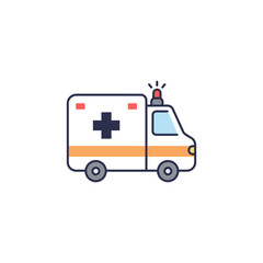 Ambulance icon a quick response for medical emergencies offering urgent healthcare services for rapid patient transport ensuring safety and support.