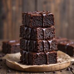chocolate cake chunks 
