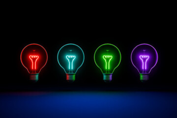 The lit bulb represents thinking, leadership, success, ideas, and inspiration.