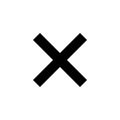 Obraz premium Close icon vector for web and mobile app. Delete sign and symbol. cross sign