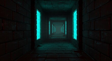 The Labyrinth of the Mind: A Dark and Mysterious Corridor
