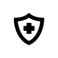 Obraz premium Health insurance icon vector for web and mobile app. Insurance document sign and symbol