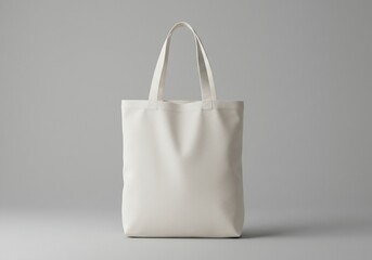 White tote bag mockup empty canvas shopping bag reusable fabric carryall plain tote for branding eco friendly bag advertising retail packaging design product presentation