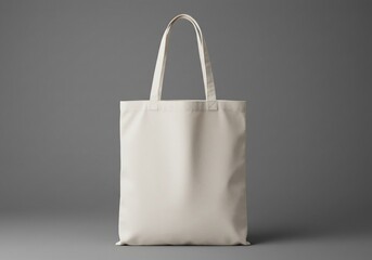 Blank tote bag mockup empty canvas bag fabric shopping bag eco friendly carry bag reusable bag plain tote product presentation advertising design packaging template