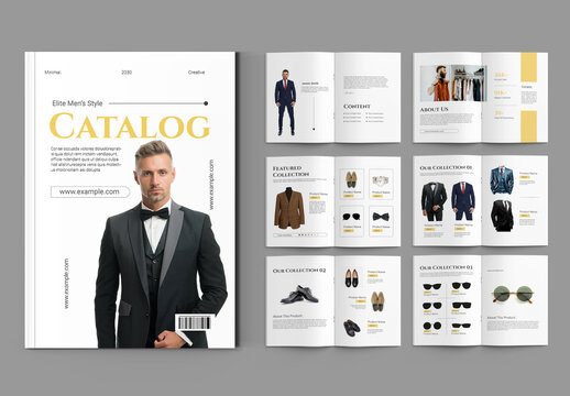 Product Catalog Brochure Template