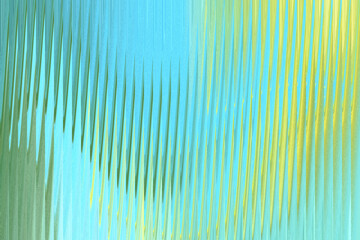Abstract wavy lines of vibrant blue and yellow create a textured, futuristic background with a sense of motion and depth