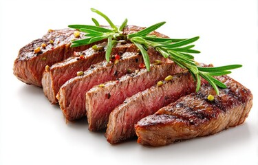 Sliced grilled steak with rosemary (2)