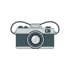 Vintage Camera with Strap.