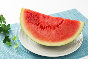 カットした西瓜