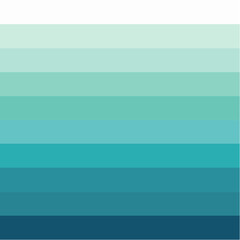 Fototapeta premium Horizontal Bands of Teal and Light Blue Gradient Stripes