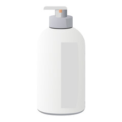 white lotion bottle