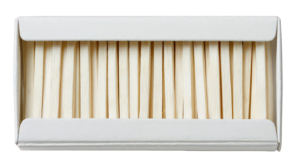 Matchsticks In White Box