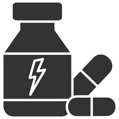 Vitamin Glyph Icon