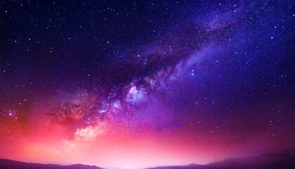 Amazing Nebula Background With Stars Purple And Red Gradient Color Stars In The Sky Space Stars Background Space Sky Night Sky Sky Background