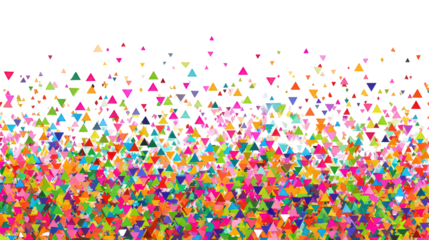 Abstract Triangles Pattern on Black Background