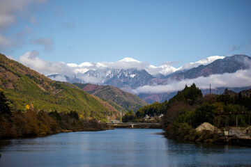 A clear stream in Asera Valley, Nagano Prefecture, Japan