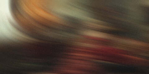 Abstract swirling brushstrokes of warm earthy tones and deep reds create a dynamic and textured...