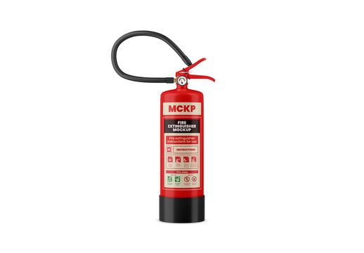 Fire Extinguisher Mockup