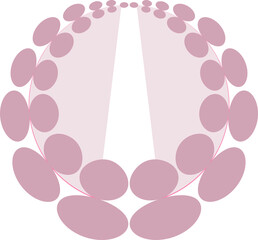 vector illustration of an abstract background with hearts