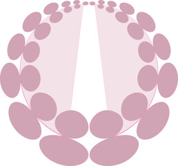 vector illustration of an abstract background with circles