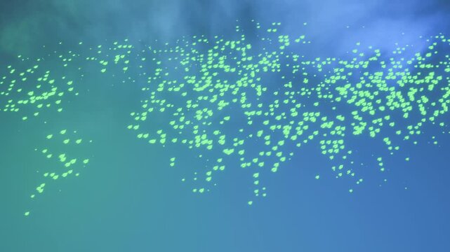 Global network connection and data connection concept.Globe nature and eco friendly environment, World environment.World communication technology.International trade.3d background 4k loop.3d render.
